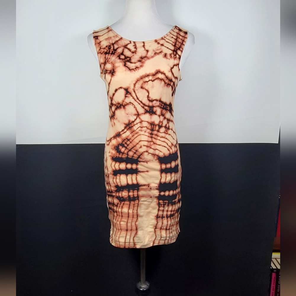 Reverse Tie Dye Custom Made Sleeveless Criss-Cross Dress Forever 21